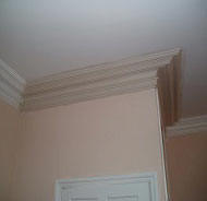 En-Suite after cornice is fitted. Wimbledon