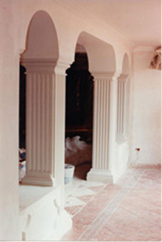 Bespoke Fluted Pilaster, Arches and Mouldings
